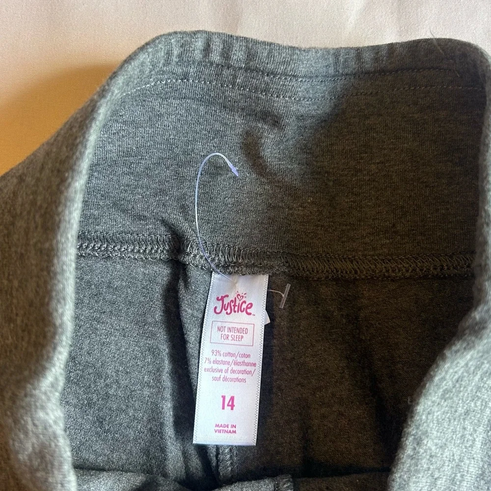 Gray Leggings – Justice, Girls Size 14